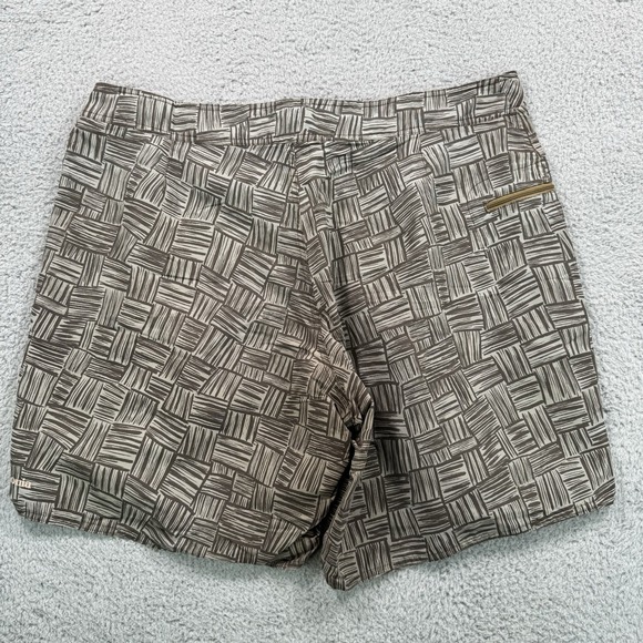 Patagonia Board Shorts Mens 38 Brown Swim Trunks Beach Surf - Picture 6 of 7